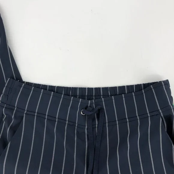 Athleta Blue Striped Wide Leg Pants | Casual to Special Event - Picture 4 of 6